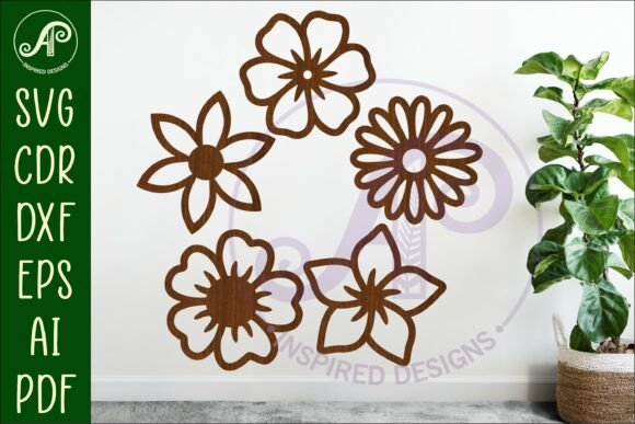 Download Flower Silhouette Cut out Designs 8 - Cut out Collection
