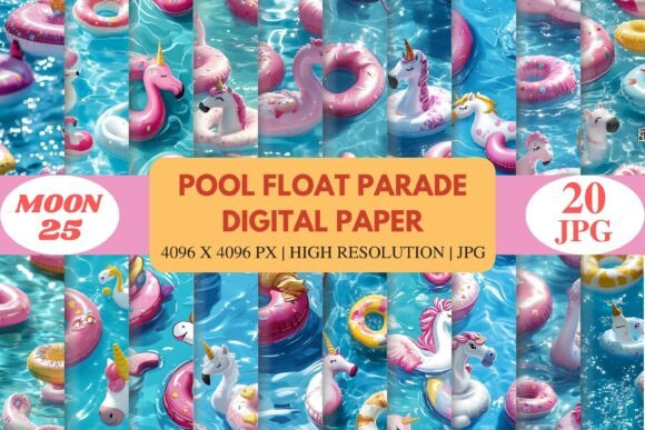 Download Pool Float Parade Paper Pack - Premium Resources